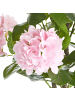 Beliani Kunstpflanze HORTENSIUM in Rosa/Grün - (W) 50 x (H) 90 x (L) 50 cm