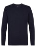 Petrol Industries Basic Pullover mit Rundhalsausschnitt Minocqua in Blau