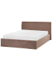 Beliani Doppelbett ORBEY in Braun - (W) 157 x (H) 88 x (L) 212 cm