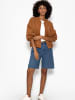 SASSYCLASSY Doppellagiges, geripptes Tank Top in Offwhite