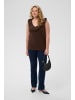 KAFFE curve Jerseytop KCdiddie Regular fit in Coffee Bean