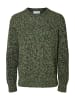 SELECTED HOMME Pullover 'Tilum' in grün-meliert