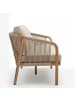 home24 Loungegruppe Mori 3-teilig Typ B in Braun / Beige