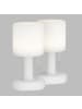 FH Lighting LED-Akkuleuchte Termoli 2er Set in weiß - (H)25 x (D)13 cm 