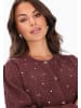 faina Women Cardigan in burgundy