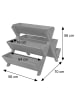MCW Pflanztreppe O15, Anthrazit