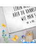 Mr. & Mrs. Panda Gästehandtuch Pinguin Surfer mit Spruch in Weiß