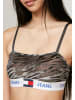 Tommy Hilfiger Tommy Hilfiger Tommy Hilfiger Bandeau Bralette Unterwäsche in tj zebra aop burnout