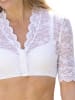 Nina von C. Dirndl-Bluse halbarm in weiss