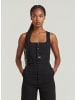 G-Star Raw High Waist Jumpsuit dk black