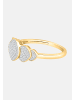 Diamant Exquis Ring aus 375 Gelbgold mit Diamant