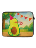 Mr. & Mrs. Panda Laptoptasche Avocado Geburtstag Design ohne Spruch in Weiß