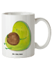Mr. & Mrs. Panda XL Tasse Avocado Pfeifen ohne Spruch in Weiß