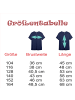 PAULGOS Kinder T-Shirt, Bunter Fußball 1 in Schwarz