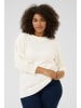 KAFFE curve Strickpullover KCanita in Chalk