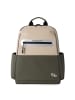 Hedgren Rim Rucksack RFID Schutz 38 cm in beige-olive