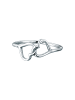 Elli Ring 925 Sterling Silber Herz in Silber