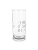 Mr. & Mrs. Panda Glas Lamakopf Genervt mit Spruch in Transparent