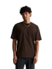 Marc O'Polo DENIM T-Shirt relaxed in Chocolate Brown