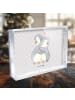 Mr. & Mrs. Panda Acrylblock Pinguine Kuscheln ohne Spruch in Grau Pastell