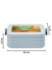 Mr. & Mrs. Panda Bento Box Kaktus Wut Design ohne Spruch in Blau Pastell