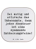 Mr. & Mrs. Panda Untersetzer Glas Spruch Unbekannte Orte erkunde... in Weiß