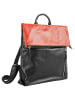 Cluty City-Rucksack echt Leder in rot