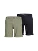 Jack & Jones 2er-Pack Chino Shorts in Black