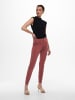 ONLY Elegante Stoffhose Poptrash Paperback Stretch Pants ONLPOPTRASH in Weinrot