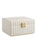 SONGMICS HOME Schmuckkasten Anah in wolkenweiß - (B)24 x (H)13.5 x (T)21.5 cm