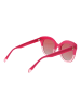 Benetton Damen Sonnenbrillen Katzenauge Rose