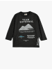 KOTON T-shirt in Anthrazit