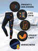 normani 2 x Lange Unterhosen Ski- und Thermounterwäsche in Blau/Schwarz