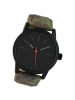Oozoo Analog-Armbanduhr Oozoo Timepieces grün, camouflage groß (ca. 45mm)