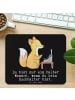 Mr. & Mrs. Panda Mouse Pad Buchhalter Herz mit Spruch in Schwarz