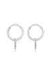 Elli Ohrringe 925 Sterling Silber Palme in Silber