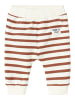 name it Unisex Baby Sweatpants gestreift Baked Clay 74