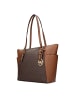 Michael Kors Braun Leder Schulter Tasche