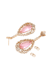 NAEMI Women Earrings in Rose Gold Pink