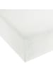 Erwin Müller Halbleinen, Leinen / Halbleinen Spannbettlaken Deggendorf in weiß