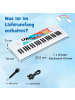 COSTWAY 49 Tasten Keyboard Kinder ab 3 Jahren in Weiß