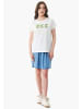 Organication T-Shirt "WOR17235" in Cremeweiß