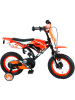 Volare Kinderfahrrad Motorrad für Jungen Fahrrad 12 Zoll Kinderrad in Orange 3 Jahre