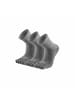 MUNADUNA 3er-Pack Yoga-/Pilates-Zehensocken Anti-Rutsch in Grau