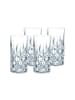 Nachtmann 4er Set Longdrinkgläser Noblesse 375 ml transparent in transparent