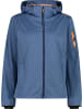 cmp Softshelljacke WOMAN JACKET ZIP HOOD in Blau