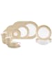 Seltmann Weiden 30-tlg. Kombiservice Liberty Pure Colors in – in Dusty Beige