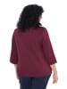 Ulla Popken Sweatshirt in weinrot