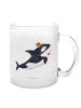 Mr. & Mrs. Panda Teetasse Orca Zylinder ohne Spruch in Transparent