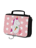 Mr. & Mrs. Panda Schminktasche Einhorn Vegan ohne Spruch in Rot Pastell